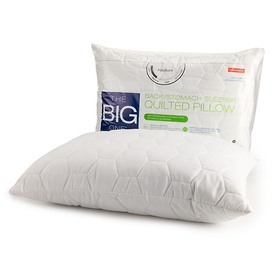 The Big One® Quilted Back & Stomach Sleeper Bed Pillow