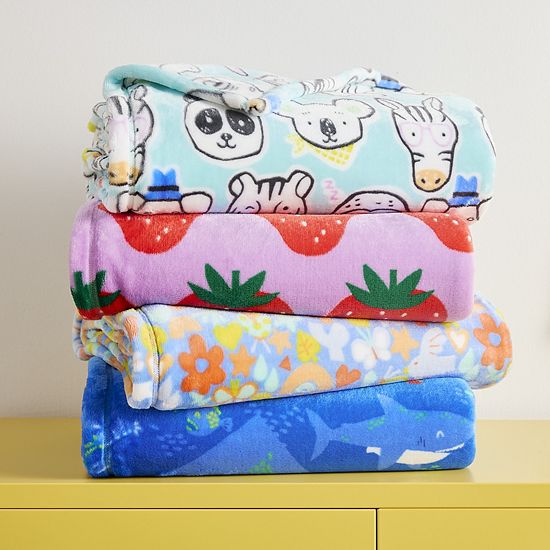 The Big One Kids™ Oversized Supersoft Plush Throw