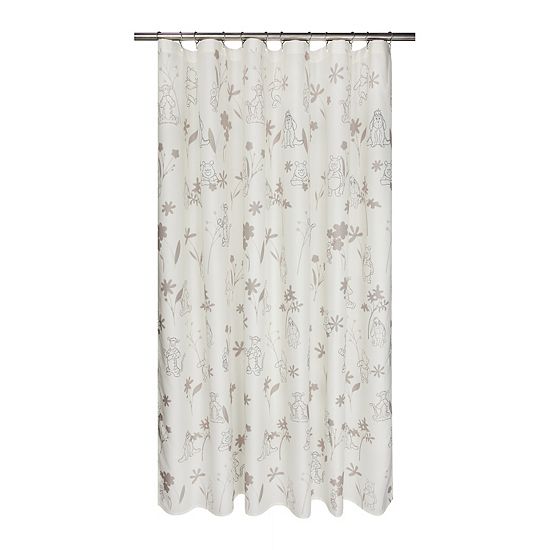 Disney's Winnie The Pooh Floral Shower Curtain By The Big One®