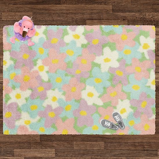 The Big One Kids™ Flower Throw Or Area Rug