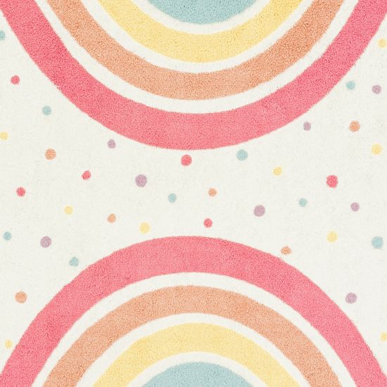 The Big One Kids™ Rug Rainbow Washable Shag