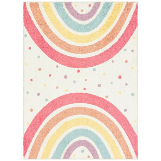 The Big One Kids™ Rug Rainbow Washable Shag