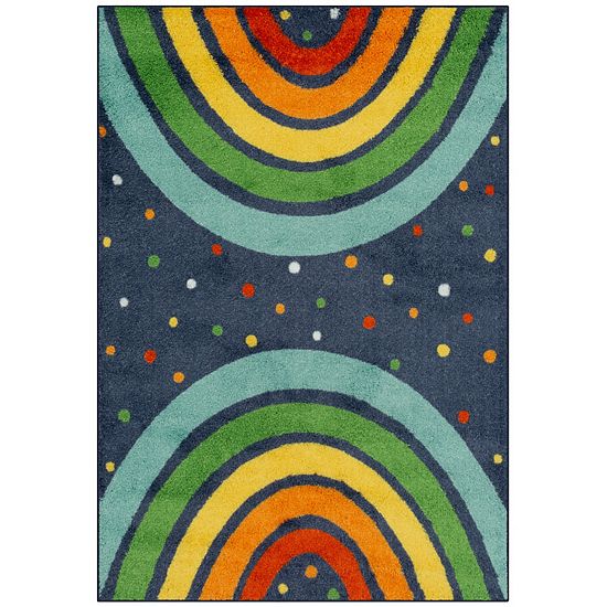 The Big One Kids™ Rug Rainbow Washable Shag