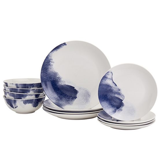 The Big One® Watercolor 12-pc. Dinnerware Set