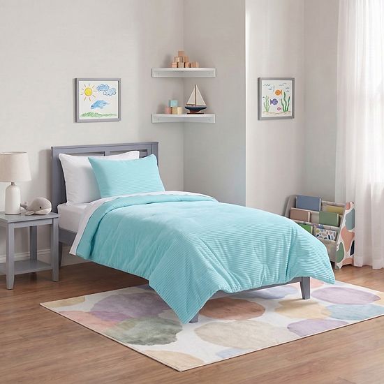 The Big One Kids™ Shay Ribbed Cozy Plush Comforter Set With Shams