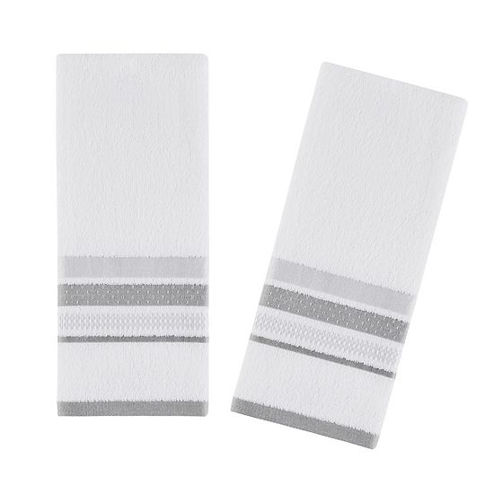The Big One® Andover Stripe 2 Pack Hand Towel