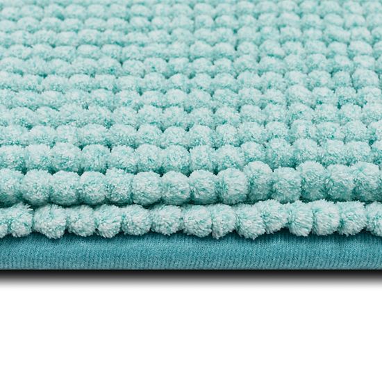 The Big One® Chenille Stripe Memory Foam Bath Mat