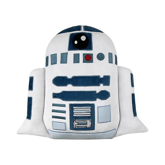 Star Wars R2D2 White Plushable Pillow By The Big One®