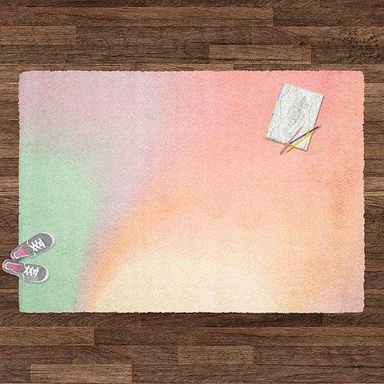 The Big One™ Ombre Pink Shag Area Rug
