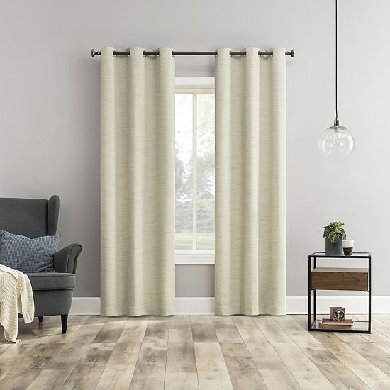 The Big One® Denelle Sheer & Textured Blackout 4-Pack Window Curtain Set