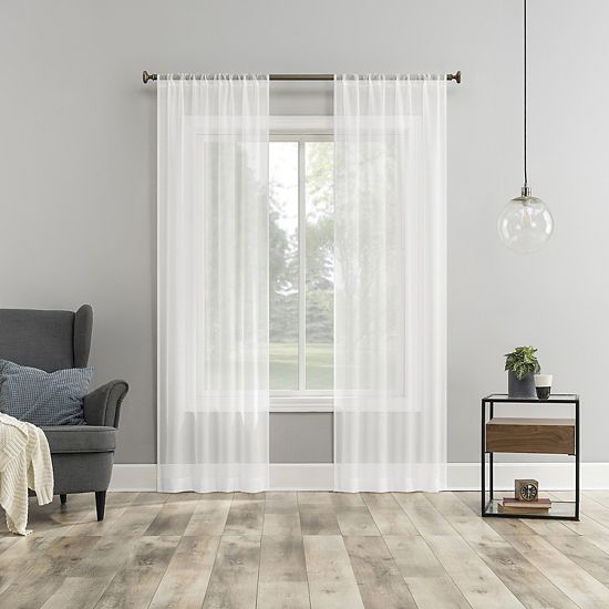 The Big One® Denelle Sheer & Textured Blackout 4-Pack Window Curtain Set