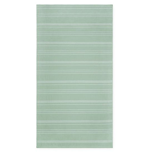 The Big One® Green Striped Sand Resistant Beach Towel