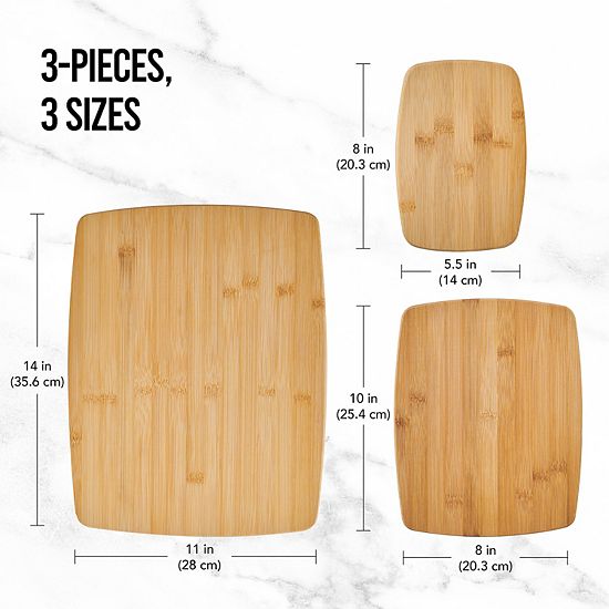 The Big One® 3-pc. Bamboo Cutting Board Set