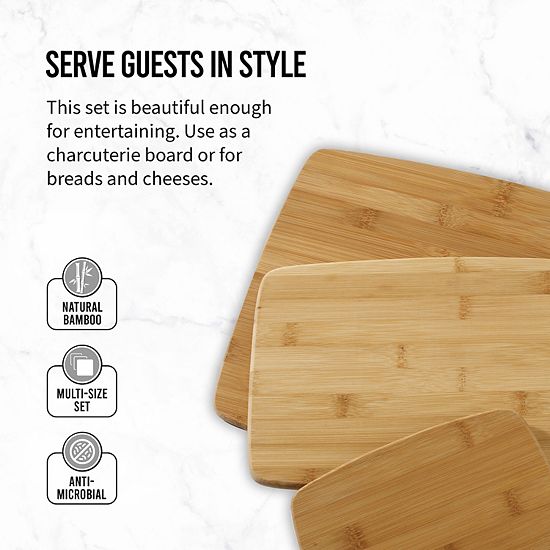 The Big One® 3-pc. Bamboo Cutting Board Set
