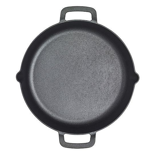 The Big One® 13-in. Pre-Seasoned Cast-Iron Pan With Pour Spout