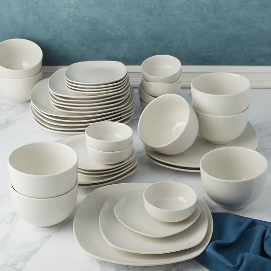 The Big One® 40-pc. Soft Square Dinnerware Set