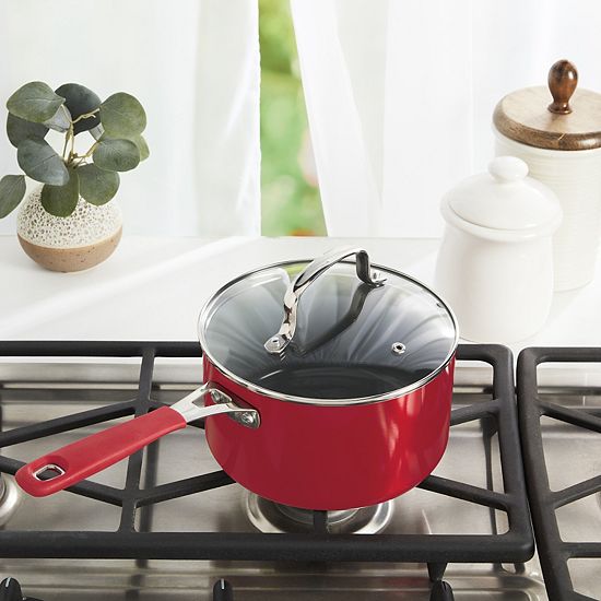 The Big One® Silicone Ceramic 2.5-qt. Sauce Pan With Lid
