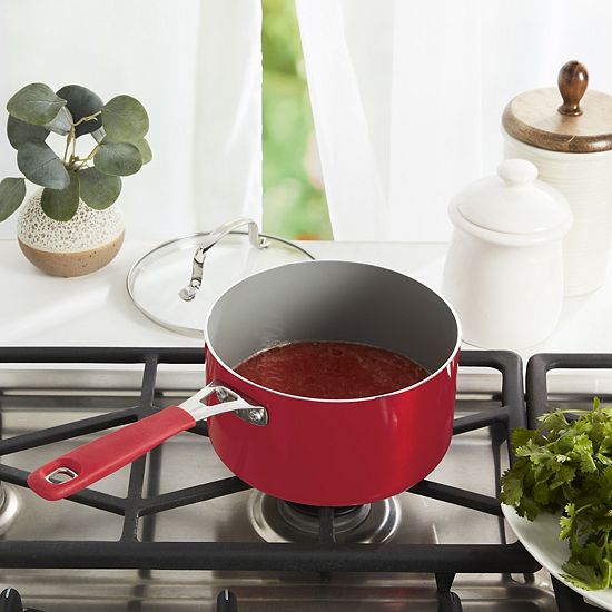 The Big One® Silicone Ceramic 2.5-qt. Sauce Pan With Lid