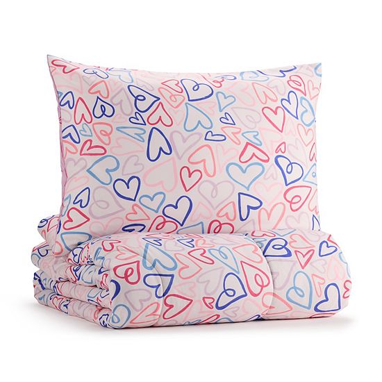 The Big One Kids™ Lara Hearts Comforter Set With Shams