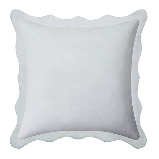 The Big One® Blue Bow Scallop Pillow