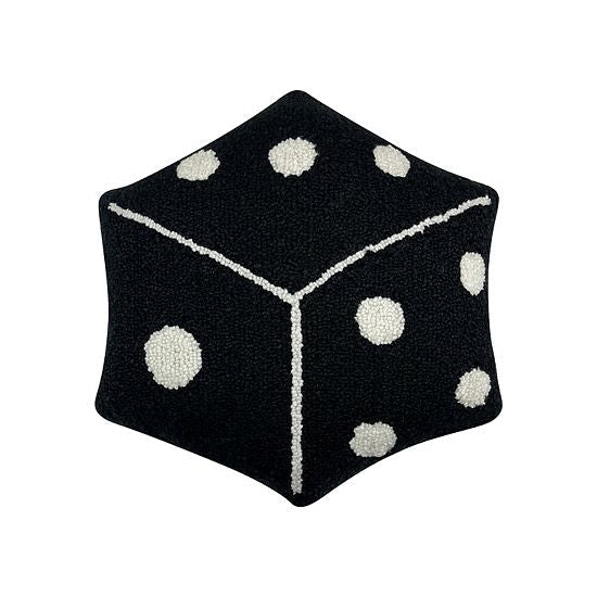 The Big One® Hooked Shaped Dice Decorative Pillow