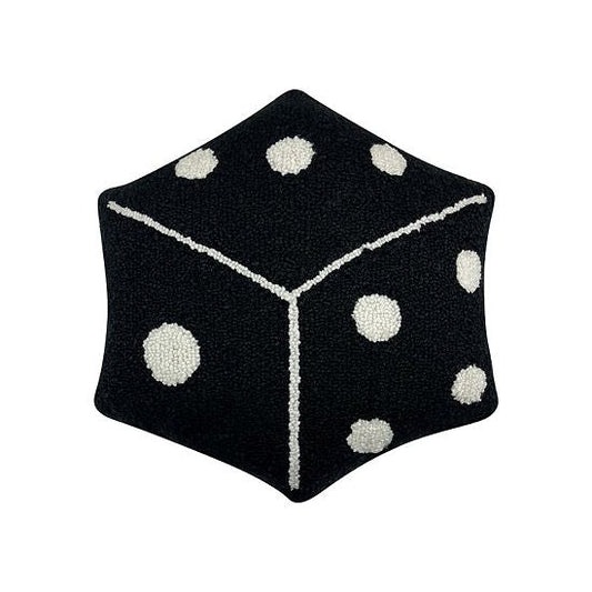 The Big One® Hooked Shaped Dice Decorative Pillow