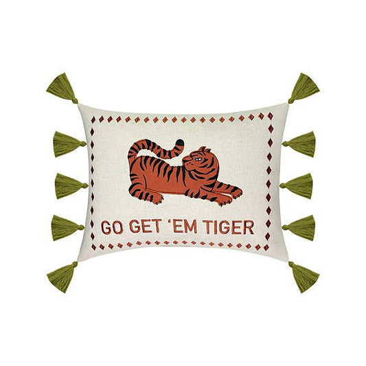 The Big One® Tiger Graphic Decorative Pillow With Tassels