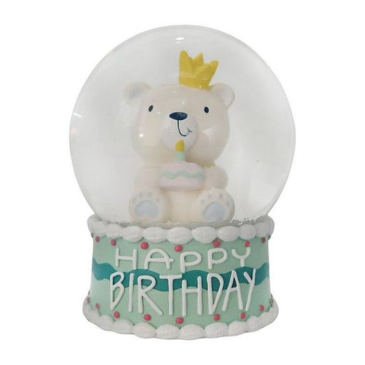 The Big One® Polyresin Birthday Bear Globe
