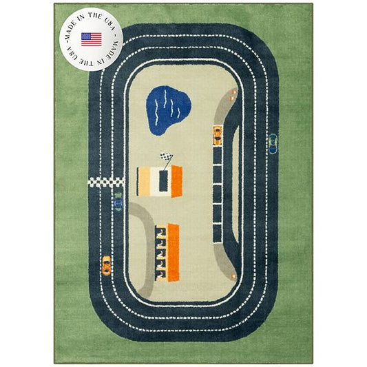 The Big One Kids™ Race Track Throw Or Area Rug