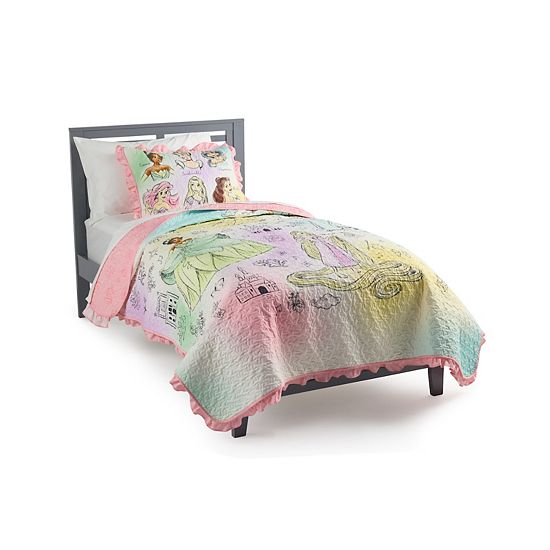 The Big One® Disney Princess Ruffle Quilt Set
